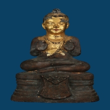 กุมารทองหลวงพ่อเต๋รุ่น3เนื้อผงผสมผงพราย (ชื่อทองคำแท้)