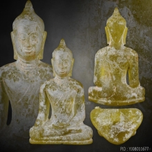 พระแก้วบุศราคัม กรุฮอด ปางมารวิชัย ขนาด 3.8 นิ้ว