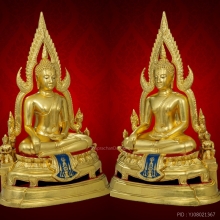 สมเด็จนางพญา ซุ้มเรือนแก้ว ปิดทอง ขนาด5.9”ปี2519