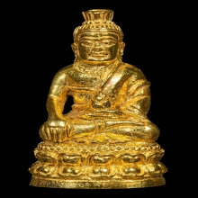พระกริ่งชัยวรมัน(โปร่งฟ้า)ทองคำ หลวงปู่หงษ์  ปี 2546 