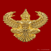 พญาครุฑ อาจารย์วราห์ ปี 2545 รุ่นมั่งมี ศรีสุข เนื้อทองคำ