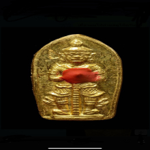 ท้าวเวส ใบมะขามรุ่นแรก ทองคำ หลวงพ่อออิฏฐ์ วัดจุฬามณี ปี33