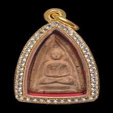 พระพิมพ์นางสมาธิเล็ก หลวงปู่บุญ วัดกลางบางแก้ว