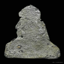 พระร่วงนั่งเนื้อชินเงิน กรุช่างกล