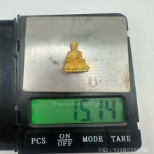 รูปเหมือนไต่ฮงกง พิธีวัดบวร ปี2539 เนื้อทองคำ 99.99%