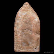 พระลีลากรุวัดถ้ำหีบ จ.สุโขทัย เนื้อดิน พิมพ์ศอกนอก นิยม