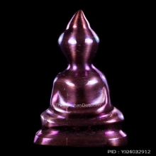 พญาเหล็กไหลพ่อหวล วัดพุทไธศวรรย์ ผิว 3 สี สูง 3.5 ซ.ม.