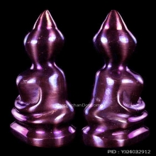 พญาเหล็กไหลพ่อหวล วัดพุทไธศวรรย์ ผิว 3 สี สูง 3.5 ซ.ม.