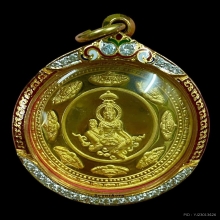 พระทองคำ จตุคามรามเทพ  รุ่นขุมทรัพย์สี่แผ่นดิน