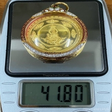 พระทองคำ จตุคามรามเทพ  รุ่นขุมทรัพย์สี่แผ่นดิน