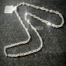 สร้อยคอทองคำขาว 18K (White Gold )อิตาลี 🇮🇹