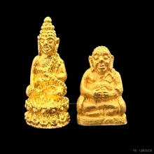 #พระทองคำ.. พระชัยวัฒน์ +พระสังกัจจายน์ รุ่นจอมทัพ