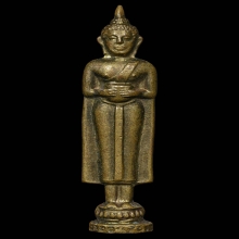 รูปเหมือน ลพ.วัดบ้านแหลม เนื้อทองเหลือง ปี2510 จ.สมุทรสงคราม