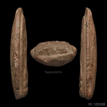 หลวงปู่บุญ พิมพ์เศียรโล้นสะดุ้งกลับ เนื้อดิน ( องค์ที่ 2 )