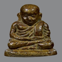 รูปหล่อหลวงพ่อเงิน รุ่นช้างคู่2526 พิมพ์เล็กหล่อในฤกษ์พิธี 