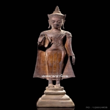 พระพุทธรูป สมัยอยุธยา ทรงเครื่องน้อย ราชวงศ์สุพรรณภูมิ