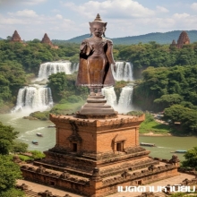 พระพุทธรูป สมัยอยุธยา ทรงเครื่องน้อย ราชวงศ์สุพรรณภูมิ