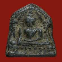 พระพุทธชินราชใบเสมา เนื้อชินเงิน กรุวัดใหญ่ จ.พิษณุโลก