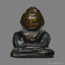 พระชัยวัฒน์ท่านเจ้ามา พิมพ์หน้ากระบี่ วัดสามปลื้ม