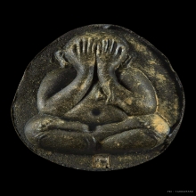 หลวงปู่โต๊ะ พระปิดตาจัมโบ้2 เนื้อผงใบลาน สวยมาก