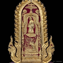 พระกำแพงศอกหลวงพ่อขอมวัดไผ่โรงวัว พ.ศ 2505 ปางบรรพชา 