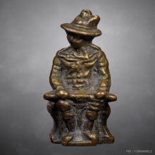 รูปหล่อโบราณพระเจ้าตากสิน วัดอินทราราม ปี2515