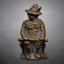 รูปหล่อโบราณพระเจ้าตากสิน วัดอินทราราม ปี2515