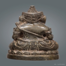 รูปหล่อพระพิฆเนศจำลององค์ประธานโบสถ์พราหมณ์ เนื้อเงิน หายาก