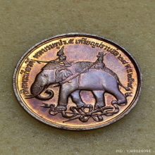 เหรียญปราบฮ่อ ร.5 หลวงพ่อเกษม เขมโก ปี 2534