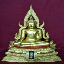 พระบูชาหลวงพ่อชินราช ภปร 9 นิ้ว ลงรักปิดทอง ปี 2534 