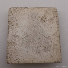 พระสมเด็จหลวงพ่อกวย พิมพ์ขี่สิงห์หลังเรียบ