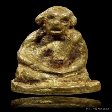 รูปหล่อหน้าลิงหลวงพ่อเขียน วัดถ้ำขุนเณร