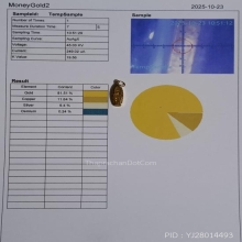 พระลีลาสองหน้าเลี่ยมทอง