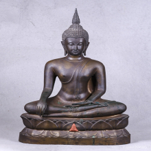 พระพุทธนวราชบพิตร เนื้อสำริด หน้าตัก 10 นิ้ว