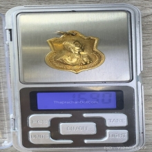 รัชกาลที่๙  เหรียญเสมา ๓ รอบ  เนื้อทองคำ นิยม กรุงเทพ