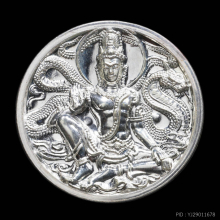 เหรียญจตุคามรามเทพ โคตรเศรษฐี เนื้อเงิน ปี49