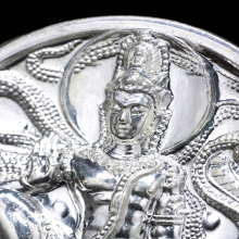 เหรียญจตุคามรามเทพ โคตรเศรษฐี เนื้อเงิน ปี49