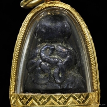 พระปิดตา หลวงพ่อทา พิมพ์เกลอเดี่ยว เนื้อเมฆพัด