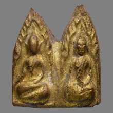 พระขุนแผน พลายคู่ หน้ากลม กรุวัดบ้านกร่าง