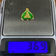 พระทองคำ หลวงพ่อวัดไร่ขิง รุ่นพิเศษ (ลงยาเขียว)