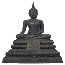 พระบูชามงคลบพิตร วัดมงคลบพิตร พระนครศรีอยุธยา ปี 2525 