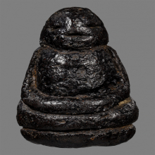 พระสังกัจจายน์  เนื้อผงคลุกรัก พ่อปลอด วัดปากทะเล  พร้อมบัตร