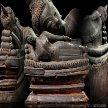 พระบูชาสมัยอยุธยาปางไสยาสน์