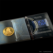 เหรียญเจ้าแม่กวนอิม หลวงพ่อเปิ่น วัดบางพระ ปี2537 เนื้อทองคำ