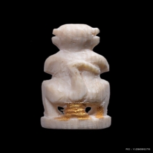 สี่หูห้าตาครูบาบุญยัง วัดห้วยน้ำอุ่น เนื้องาช้าง ตะกรุดเงิน