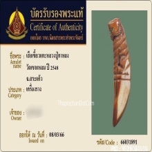 เขี้ยวเสือแกะหลวงปู่กาหลง วัดเขาแหลม จ.สระแก้ว