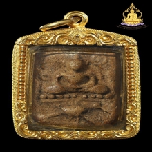 นกสมาธิบัวเม็ด หลวงพ่อปาน ปี2460 สภาพสวยมากพร้อมเลี่ยมทองหนา