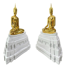 หลวงพ่อทองคำสุโขทัยไตรมิตรพระจอมเกล้าลาดกระบัง ปี 2566