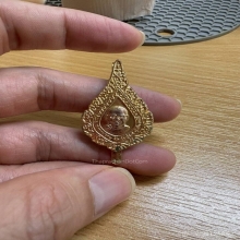 เเหนบ หลวงพ่อฤาษีลิงดำ วัดท่าซุง ปี35 เนื้อทองเเดงกะไหล่ทอง