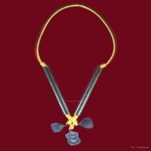 ตระกรุดคู่ + เหรียญหลวงปู่เจียม ปี2546 จ.สุรินทร์